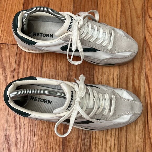 Tretorn Rawlins 2.0 Casual Sneakers White / Cream / Green Women's 8 - Picture 6 of 16